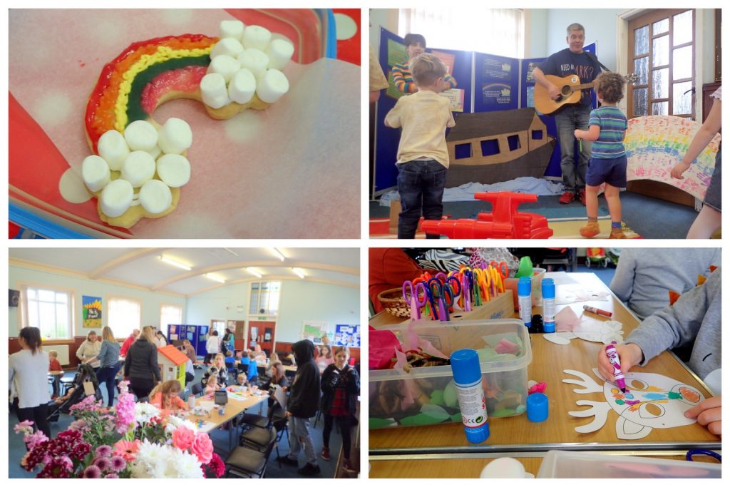 Four Photos from Noah's ark half term indoor picnic